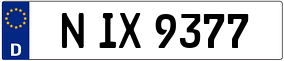 Truck License Plate